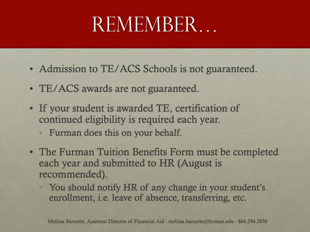 remember