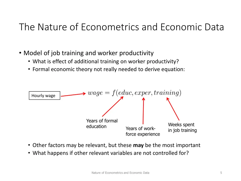 the nature of econometrics and economic data 4