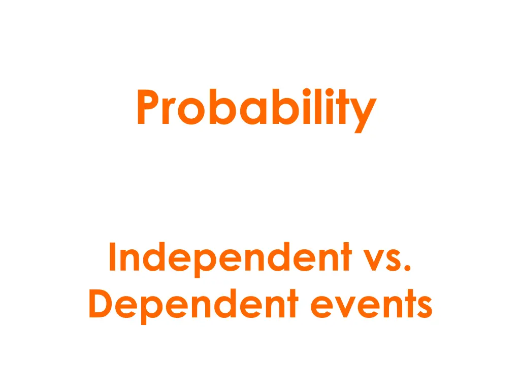 probability