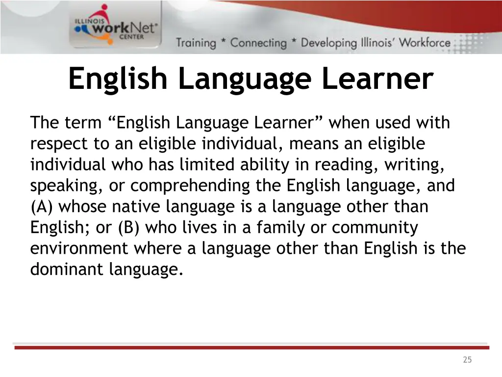 english language learner