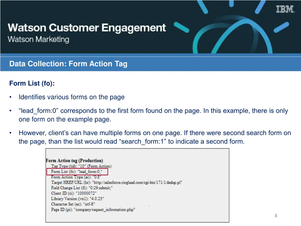 data collection form action tag 3