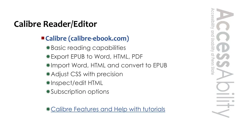 calibre reader editor
