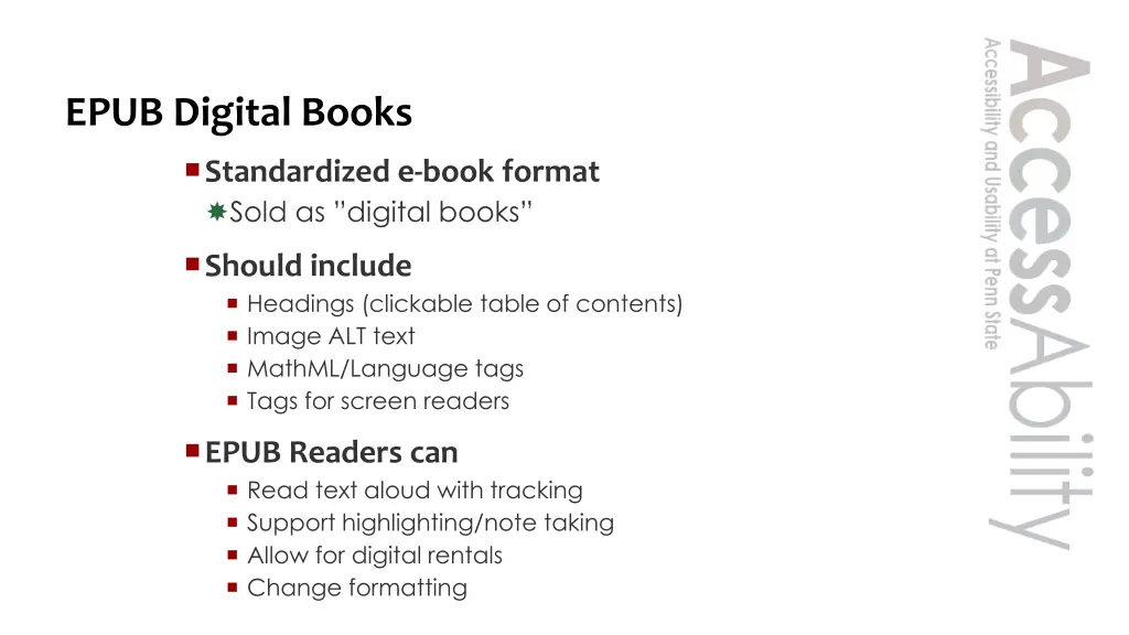 epub digital books