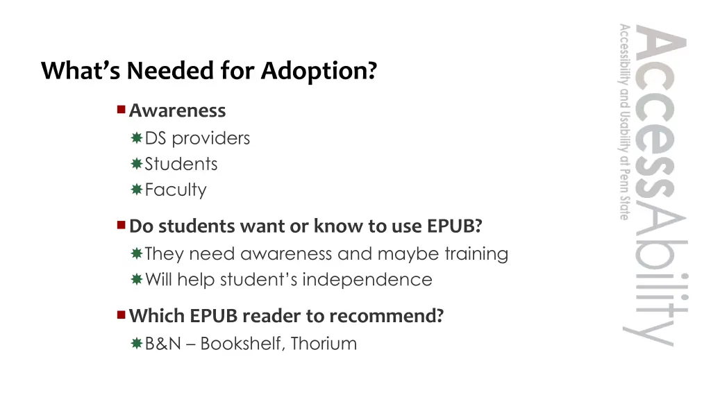 what s needed for adoption