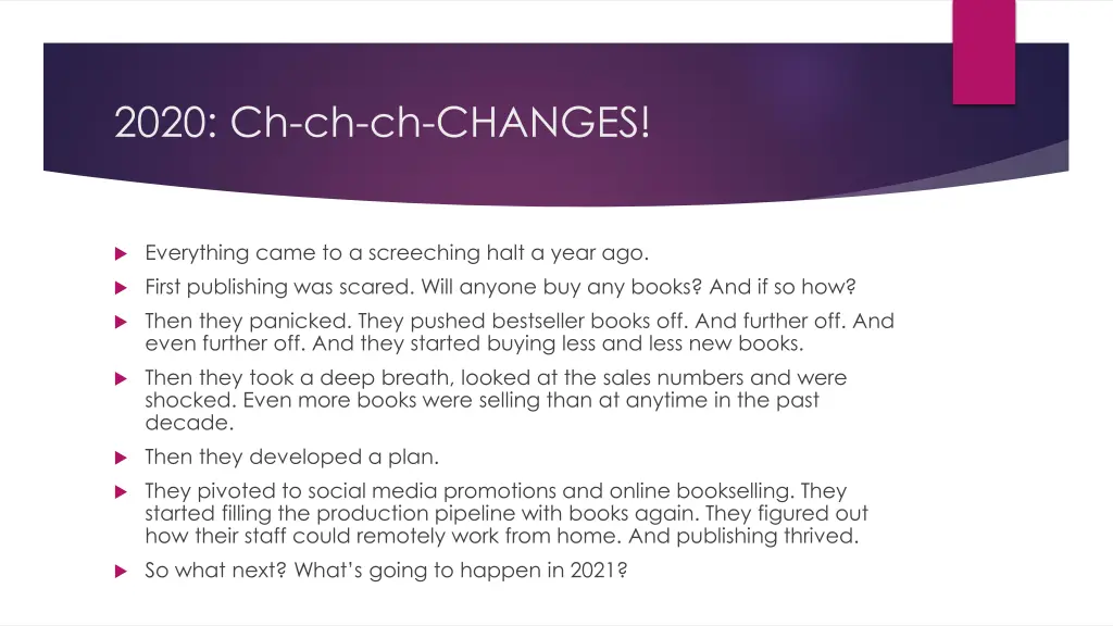 2020 ch ch ch changes