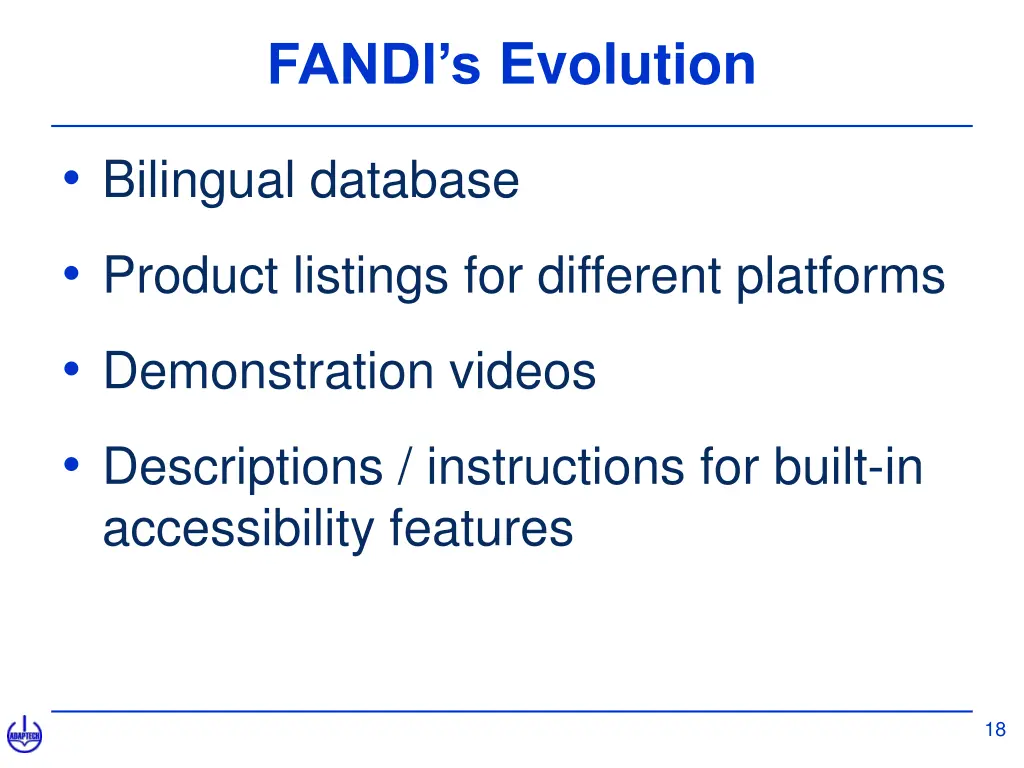 fandi s evolution
