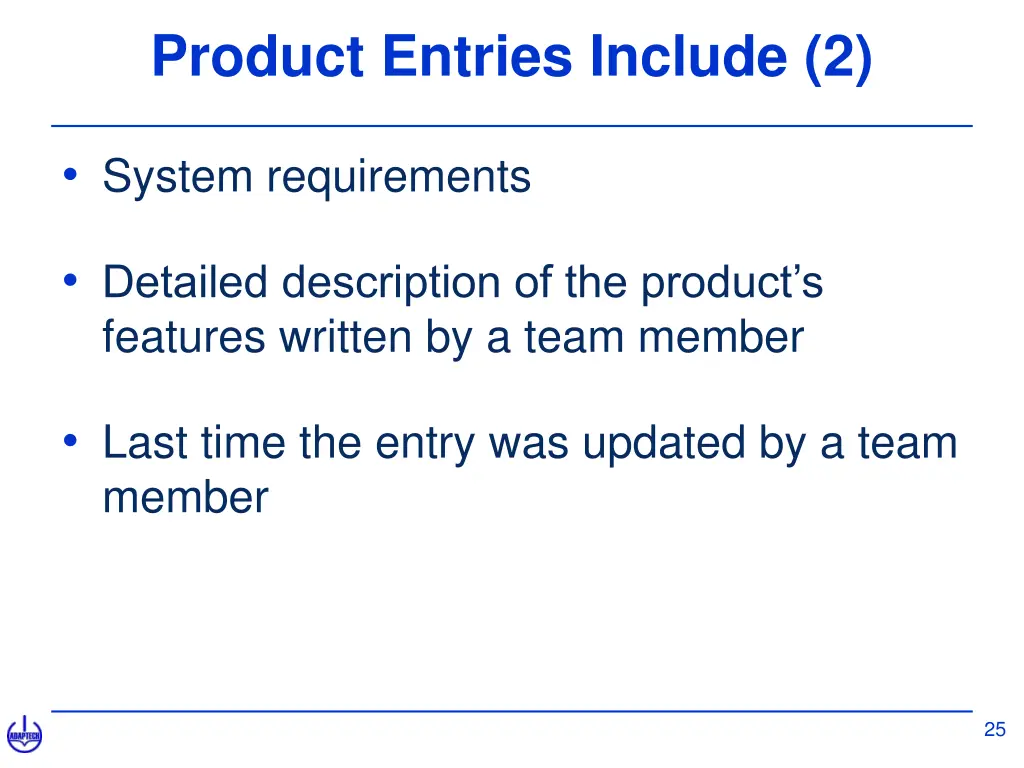 product entries include 2