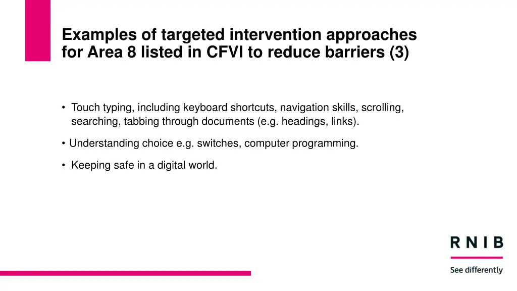 examples of targeted intervention approaches 2
