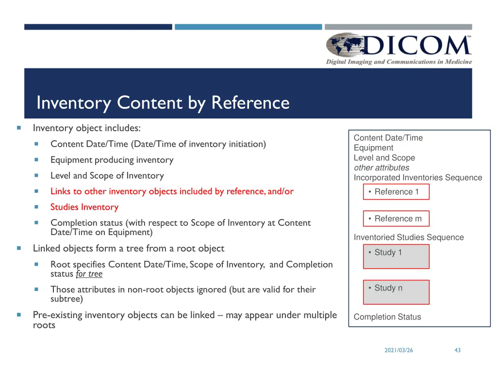 inventory content by reference