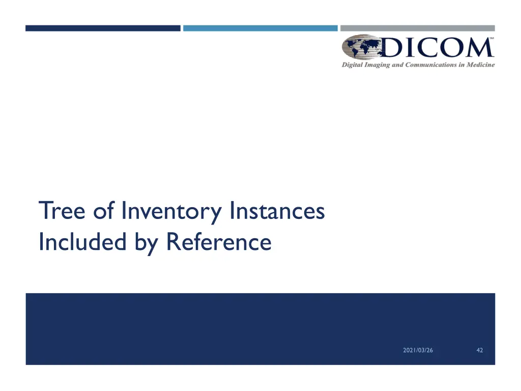 tree of inventory instances included by reference