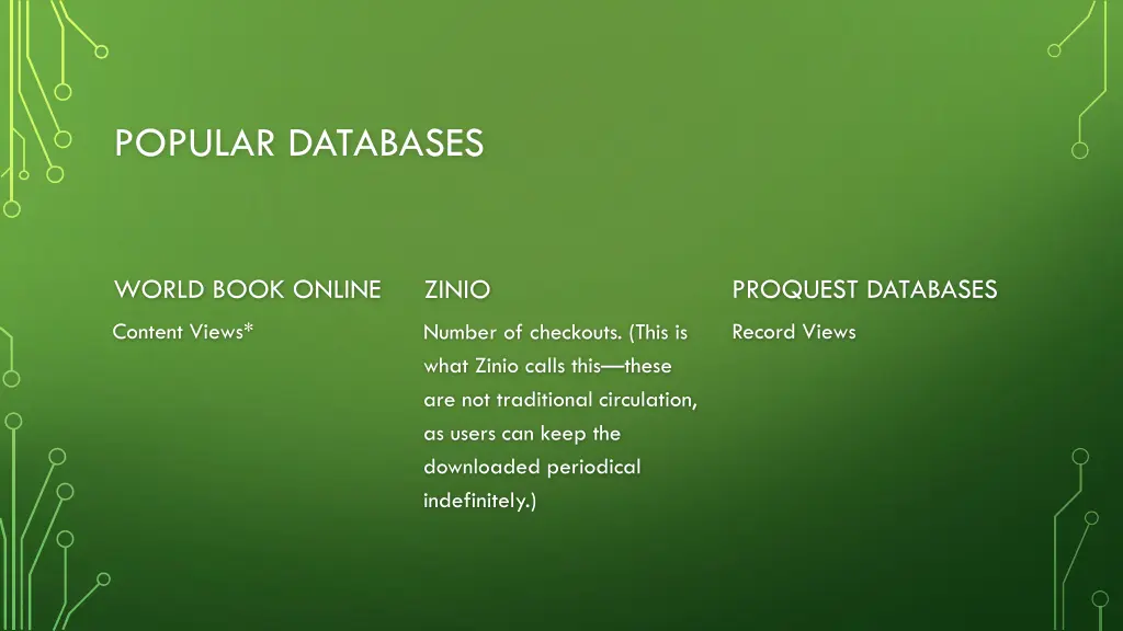 popular databases 1