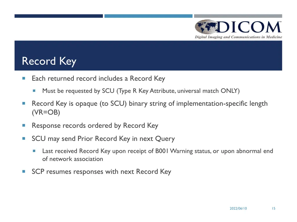 record key
