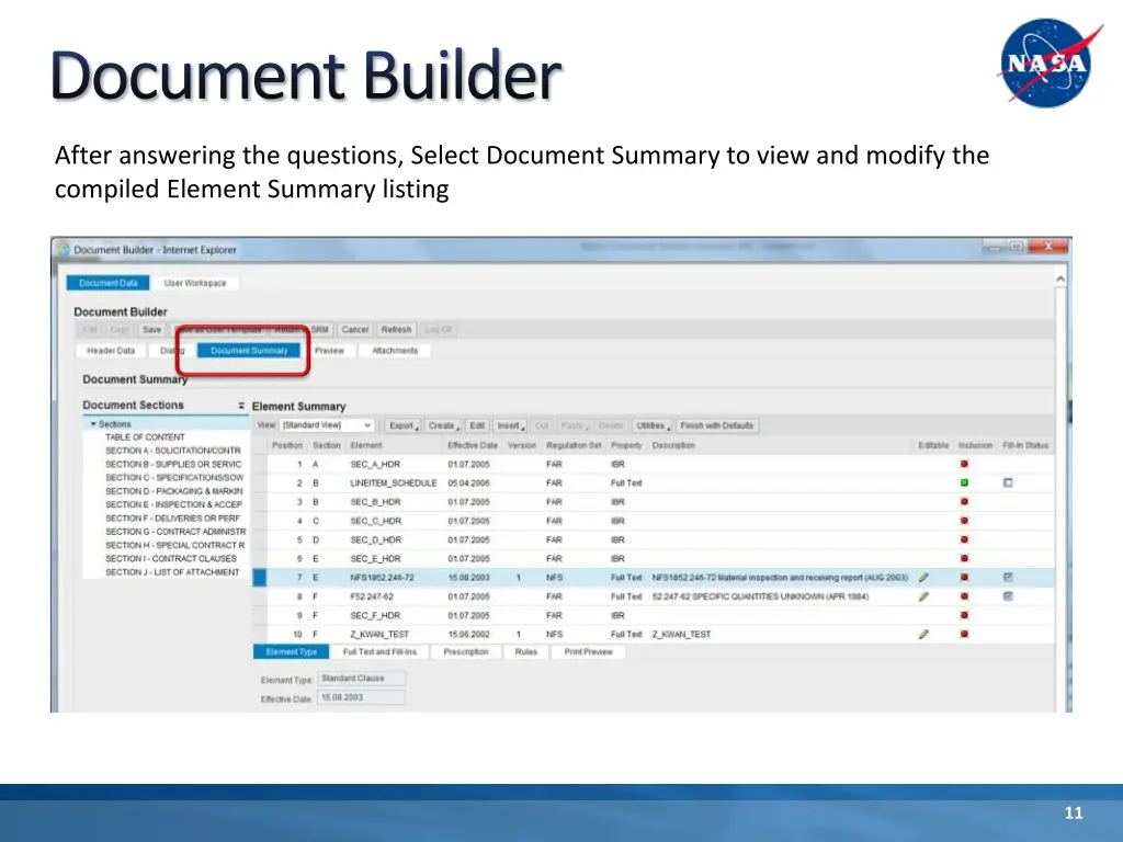 document builder 3