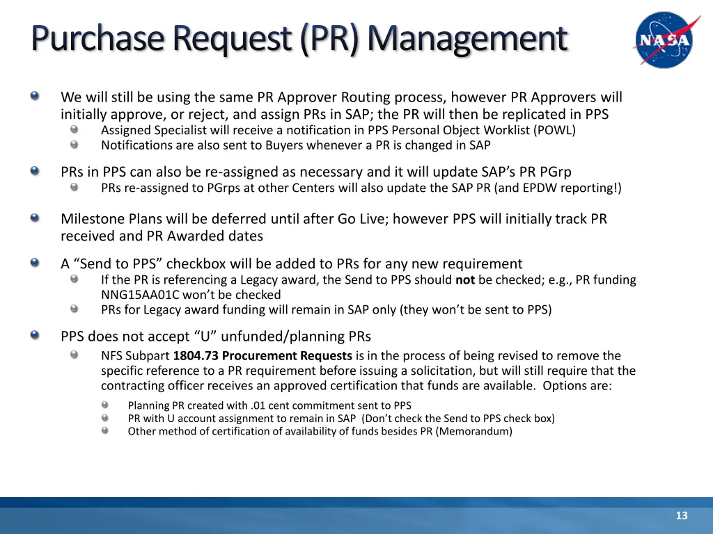 purchase request pr management