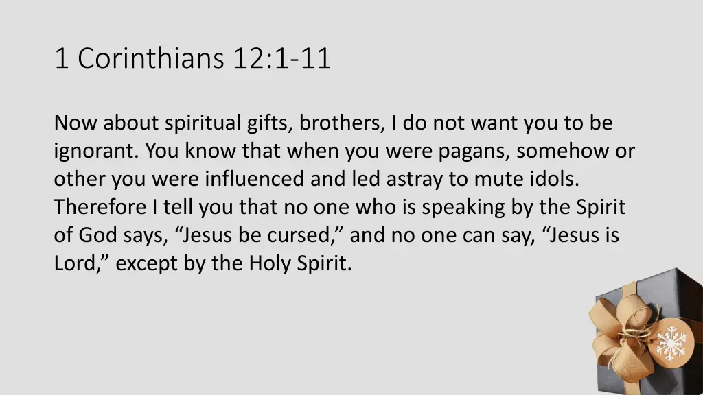 1 corinthians 12 1 11