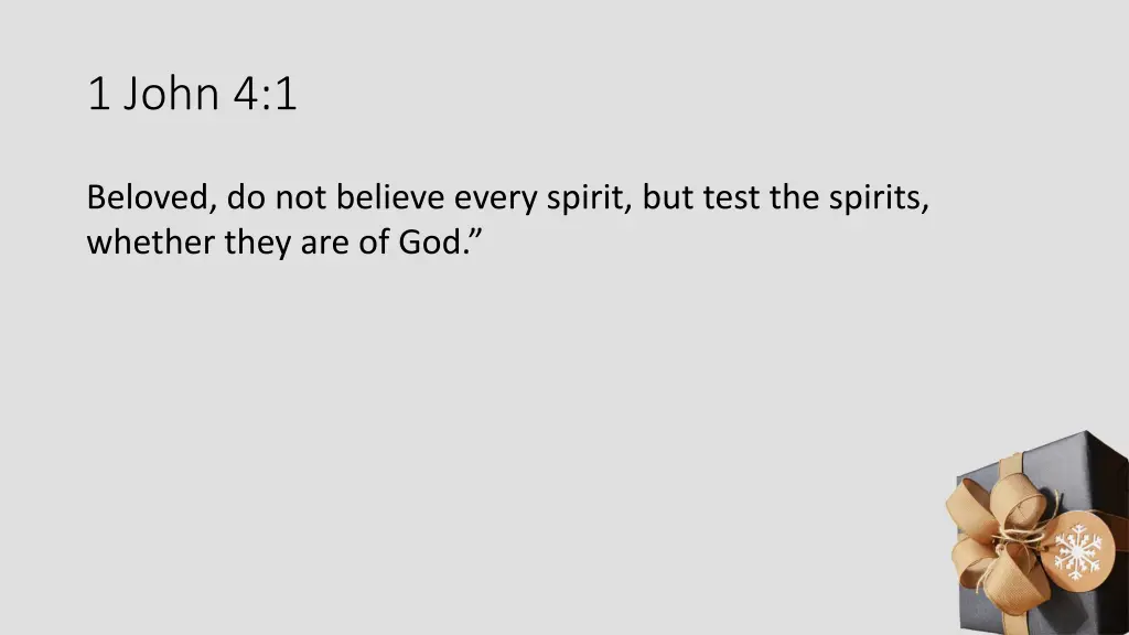 1 john 4 1