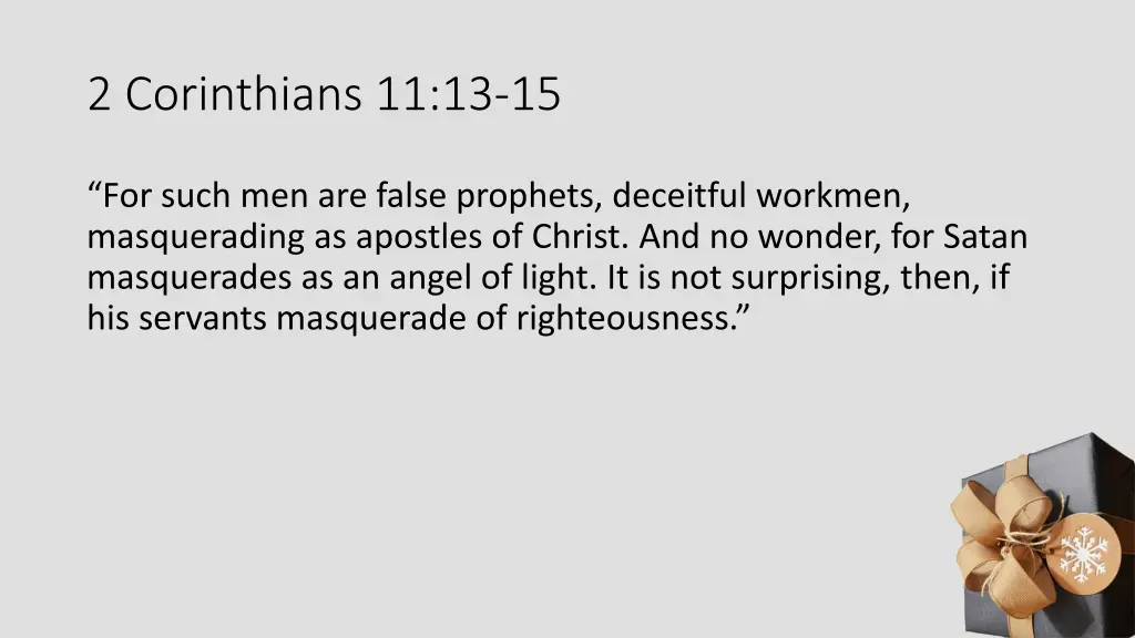 2 corinthians 11 13 15