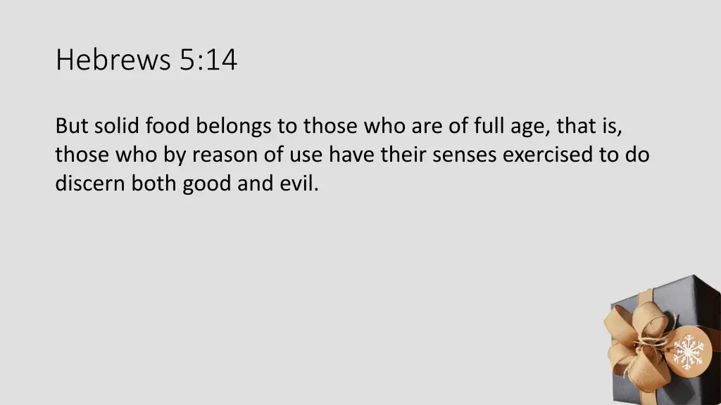 hebrews 5 14