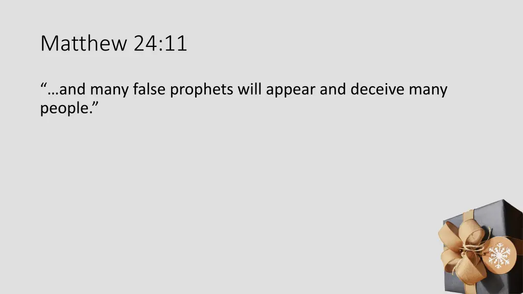 matthew 24 11