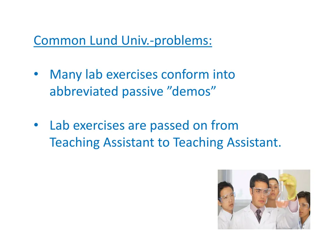 common lund univ problems
