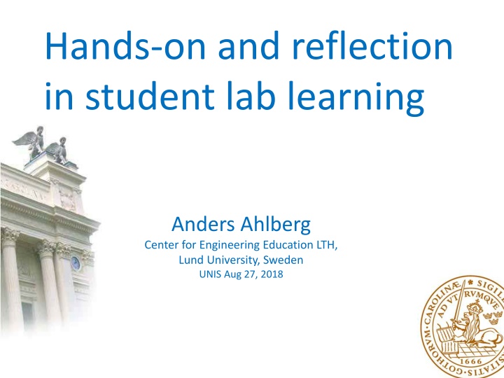hands on and reflection in student lab learning