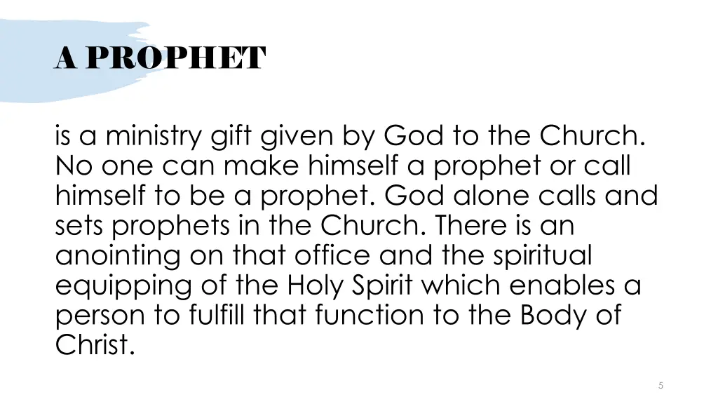 a prophet 2
