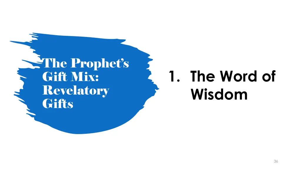 the prophet s gift mix revelatory gifts