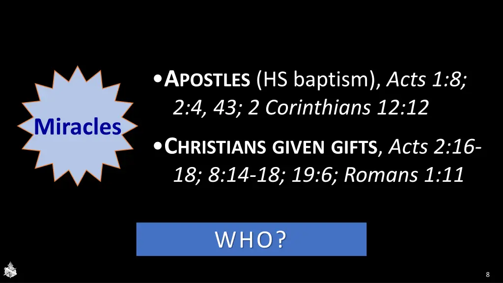 a postles hs baptism acts