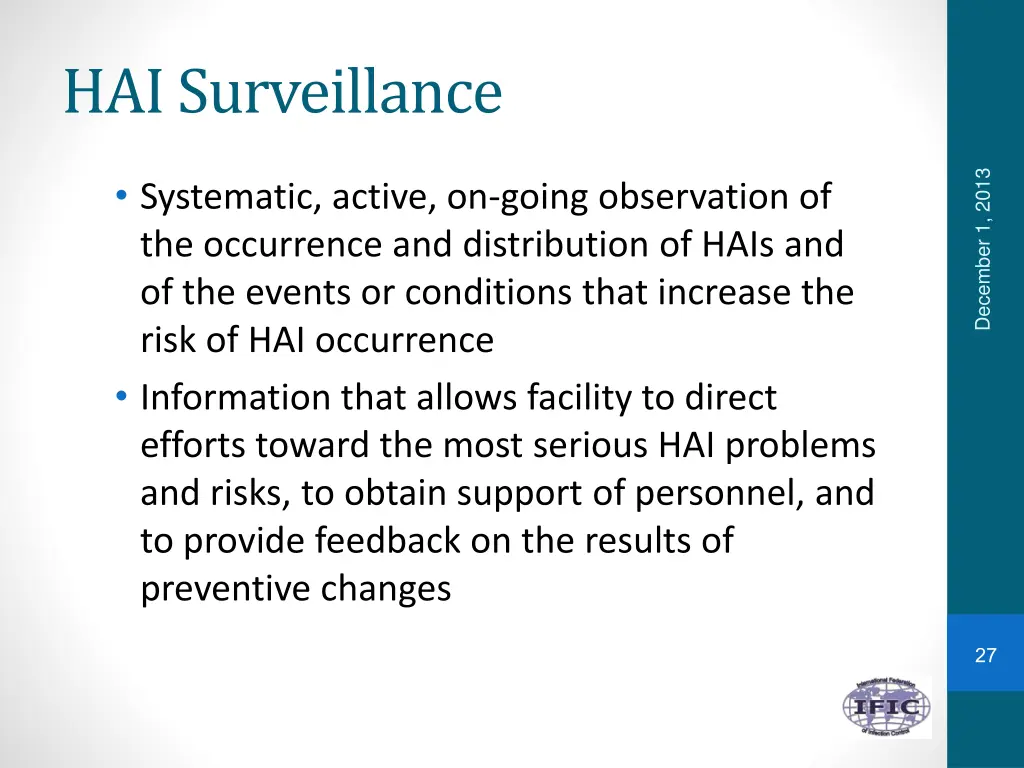hai surveillance