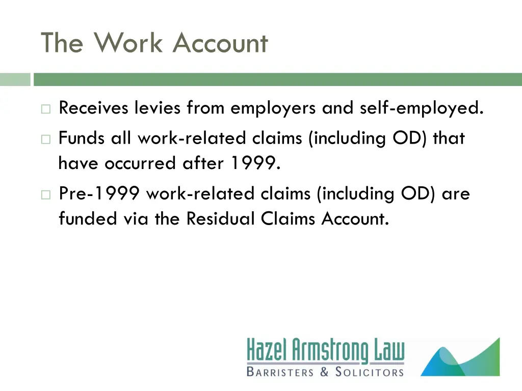 the work account