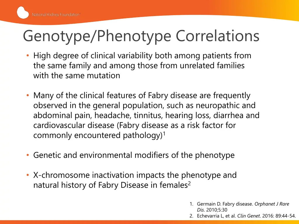 genotype phenotype correlations