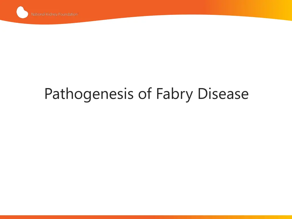 pathogenesis of fabry disease