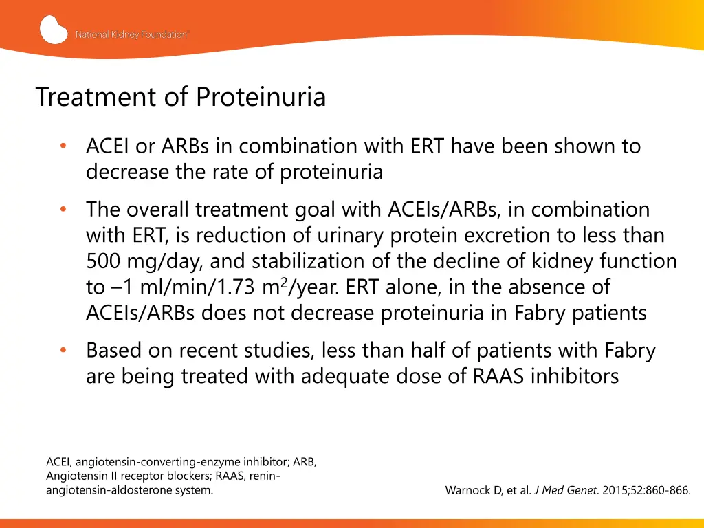 treatment of proteinuria