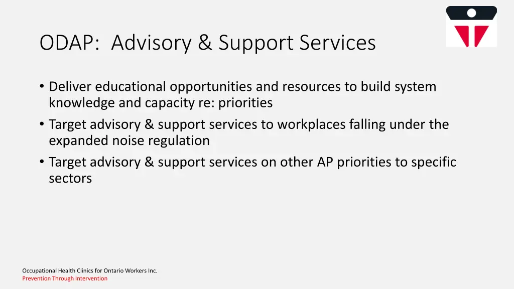 odap advisory support services