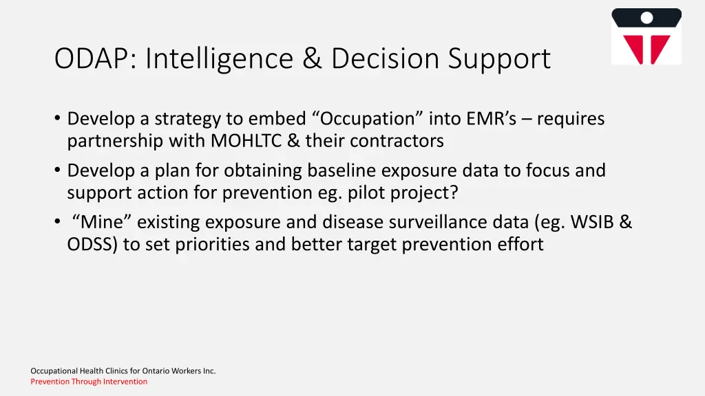 odap intelligence decision support