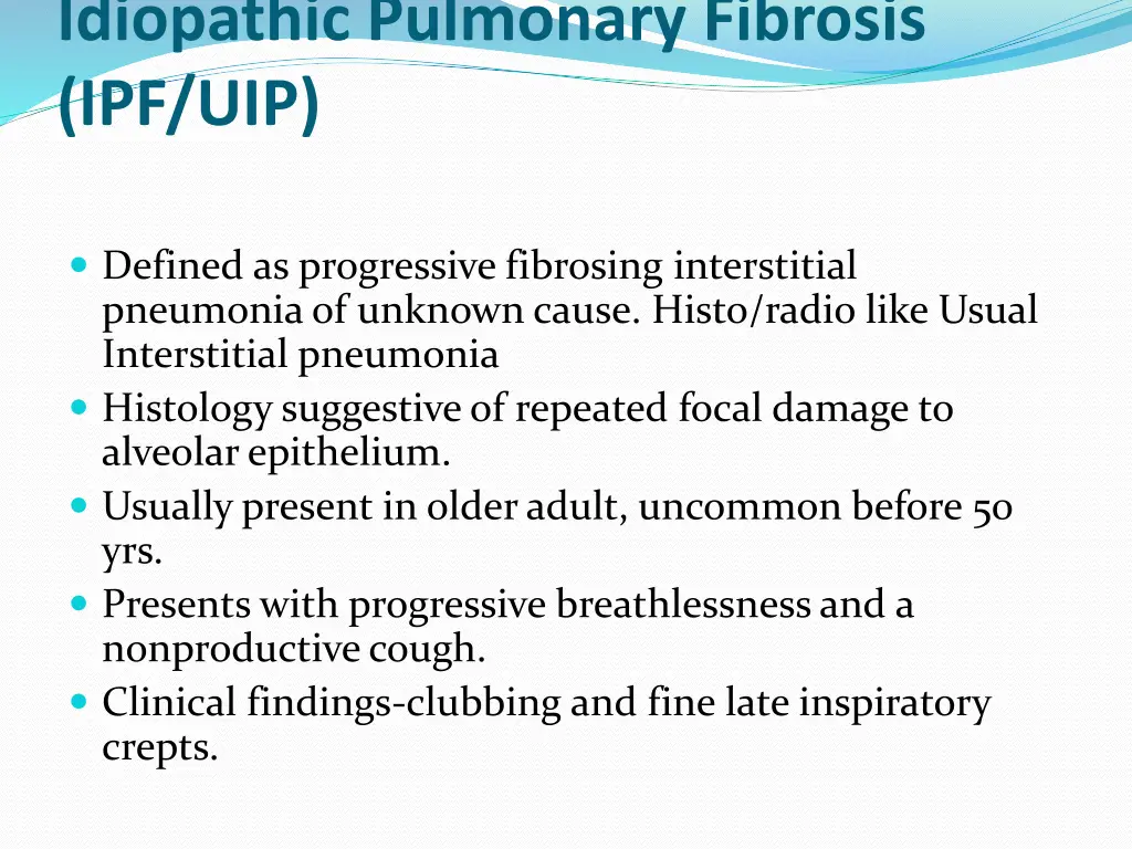 idiopathic pulmonary fibrosis ipf uip