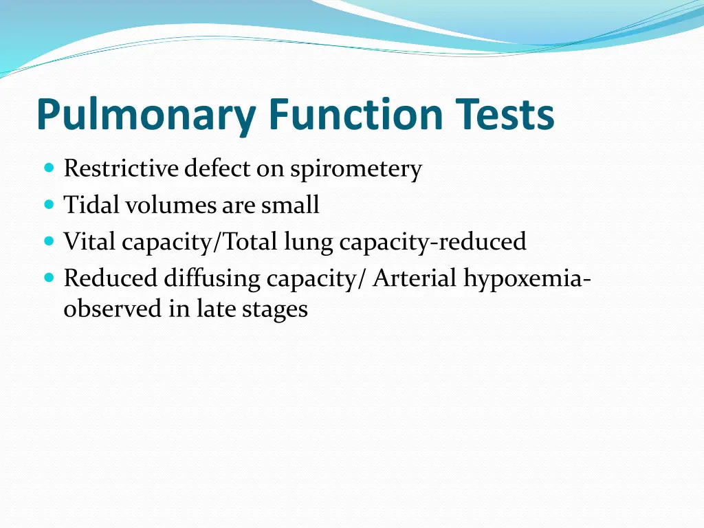 pulmonary function tests