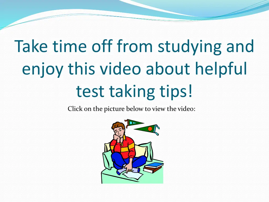 take time off from studying and enjoy this video