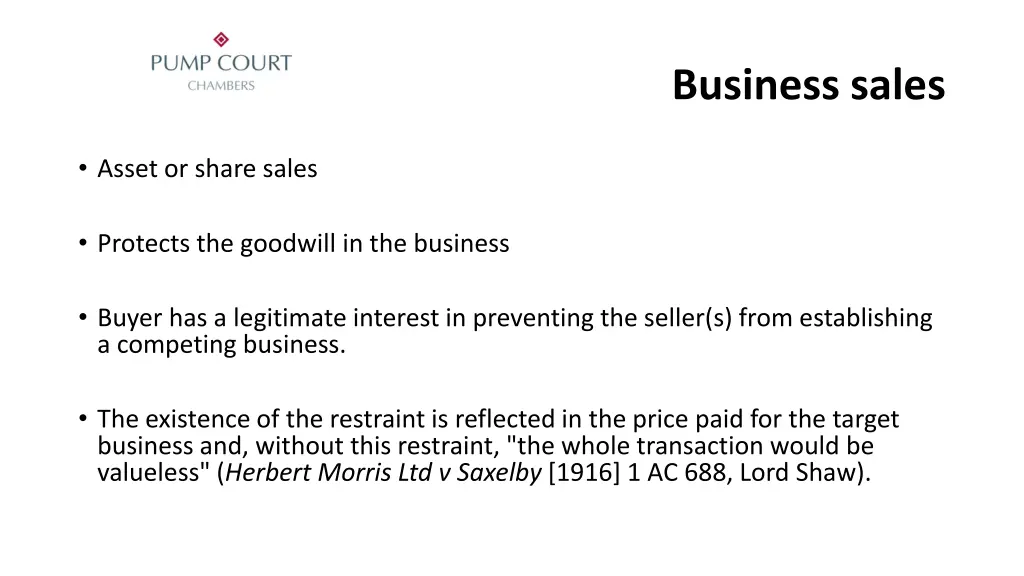 business sales