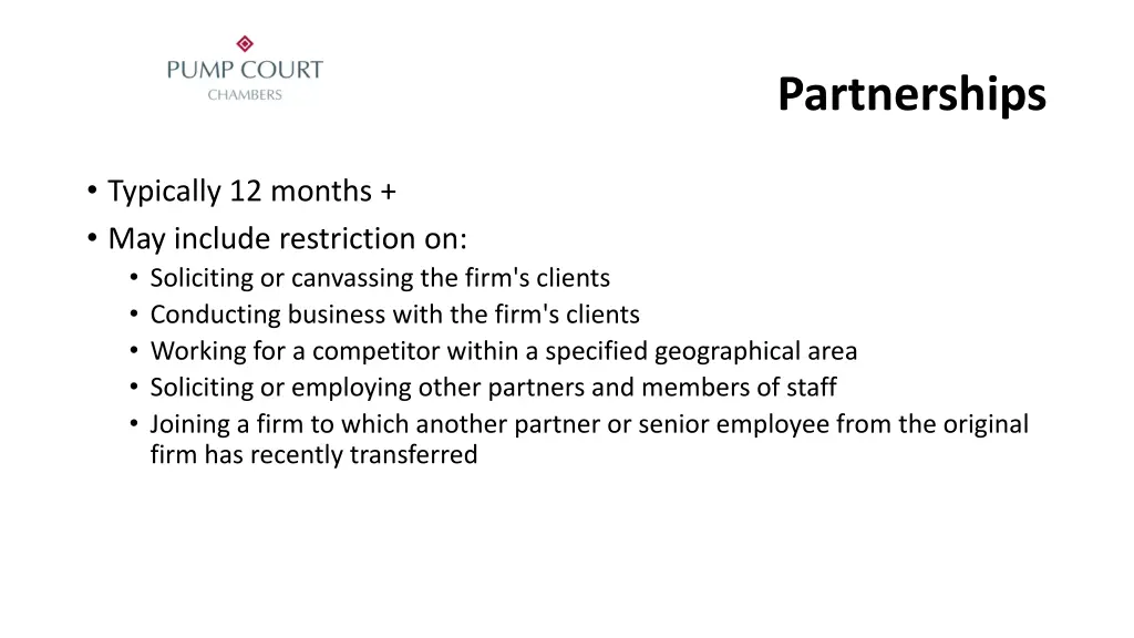 partnerships