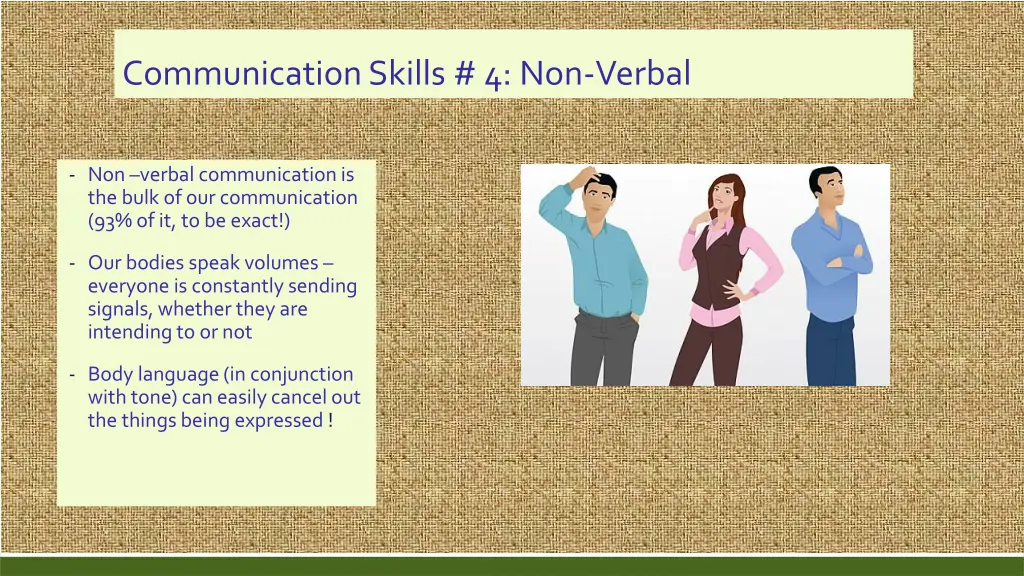 communication skills 4 non verbal