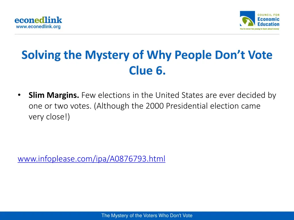 slim margins few elections in the united states