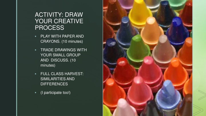 activity draw your creative process