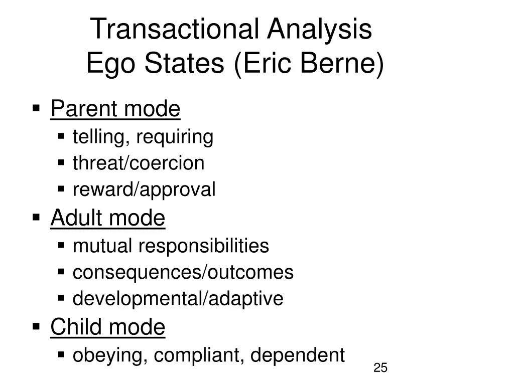 transactional analysis ego states eric berne