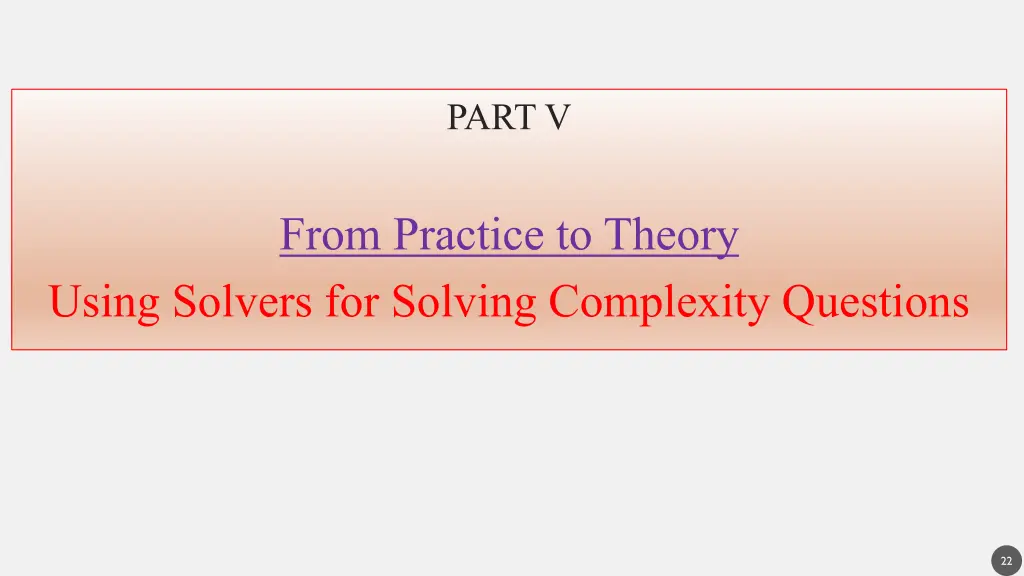part v