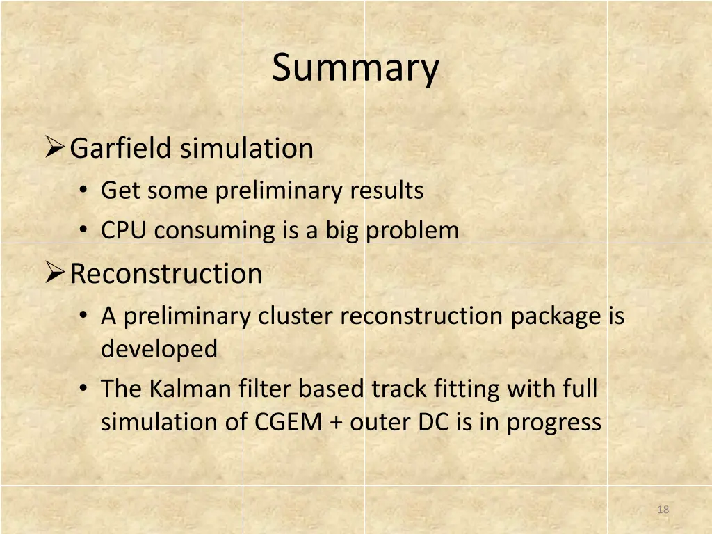 summary