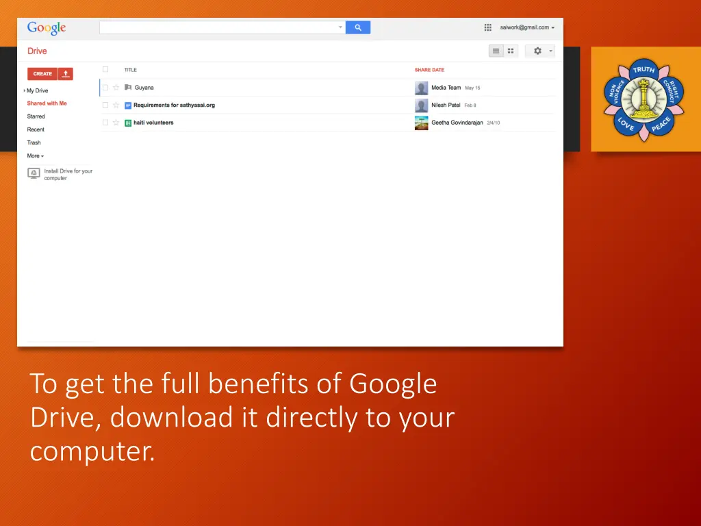 to get the full benefits of google drive download