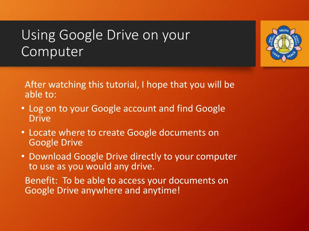 using google drive on your computer 1