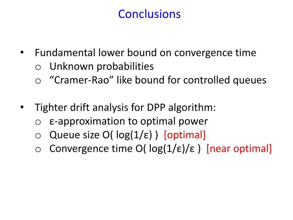 conclusions