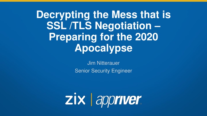 decrypting the mess that is ssl tls negotiation